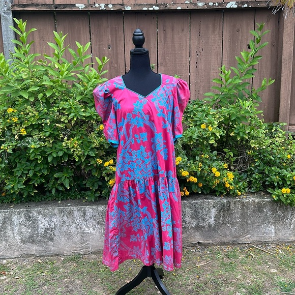 Hawaiian Heritage Dresses & Skirts - Vintage Hawaiian Heritage Mumumuu Size L